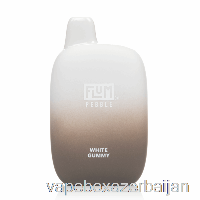 Vape Smoke Flum Pebble 6000 Disposable White Gummy
